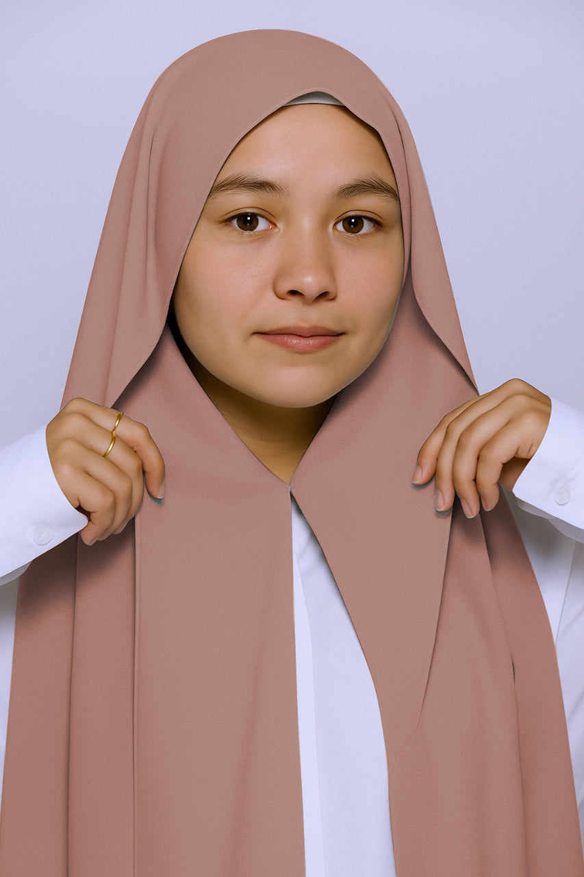 Chiffon Hijab With Magnetic Buckle