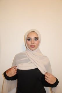Chiffon Hijab With Magnetic Buckle