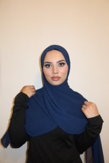 Chiffon Hijab With Magnetic Buckle