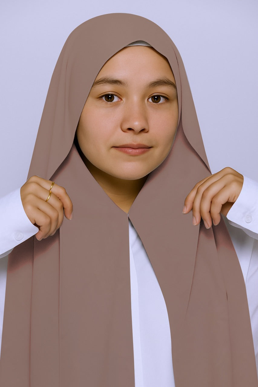 Chiffon Hijab With Magnetic Buckle
