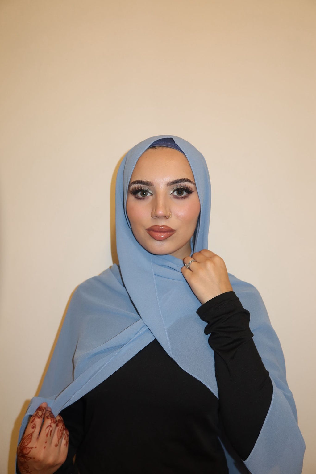 Chiffon Hijab With Magnetic Buckle