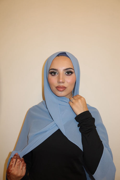 Chiffon Hijab With Magnetic Buckle