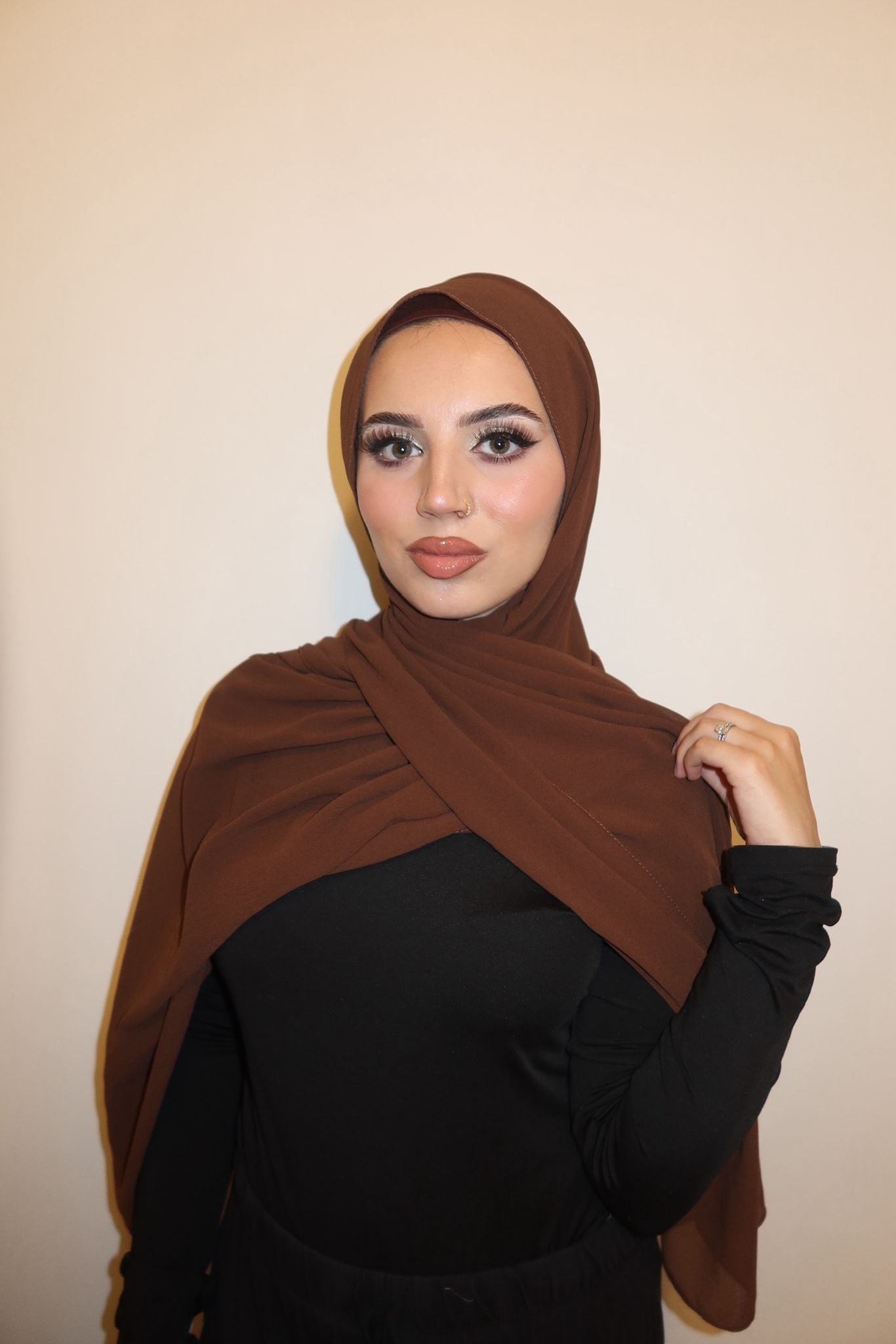 Chiffon Hijab With Magnetic Buckle