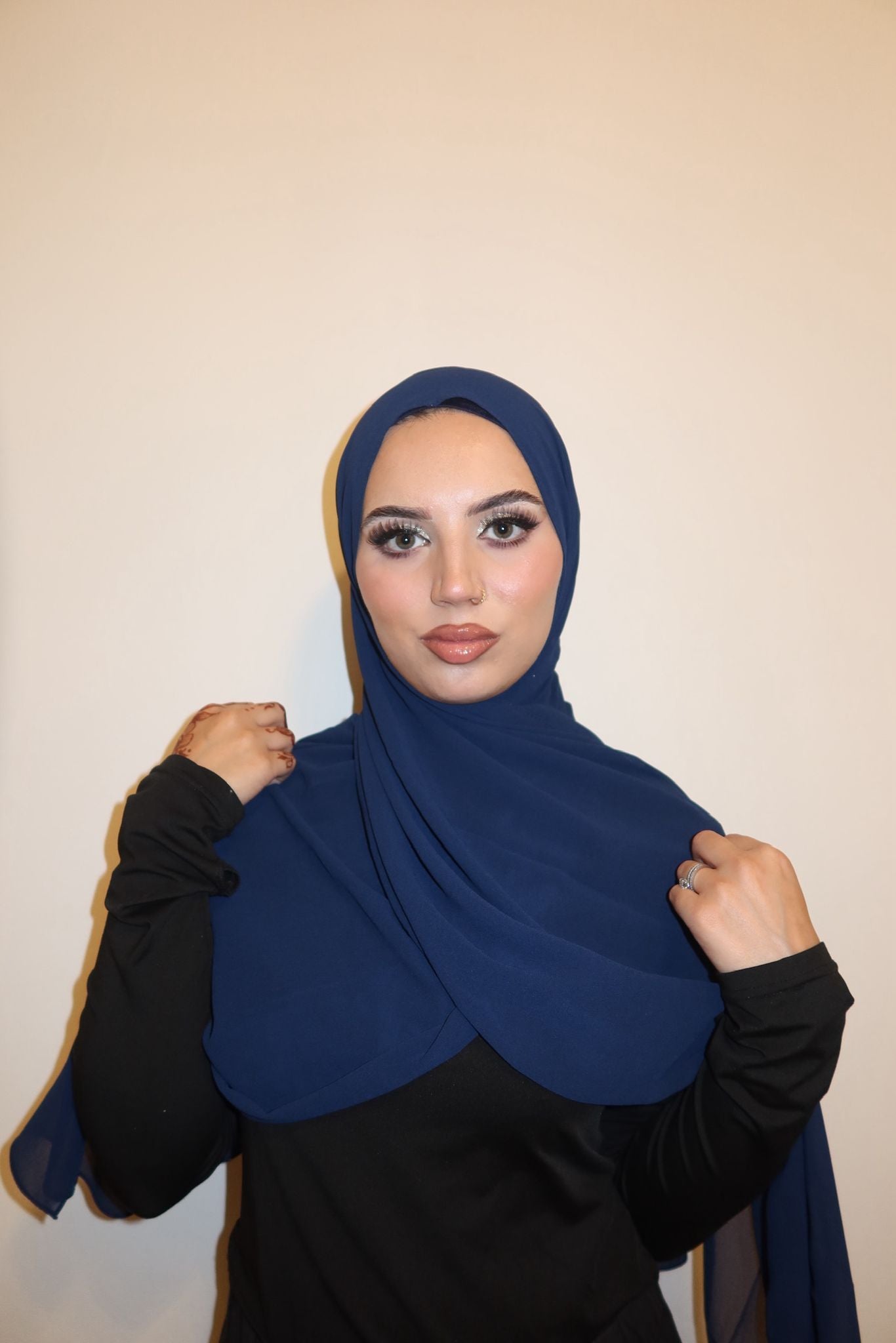 Chiffon Hijab With Magnetic Buckle