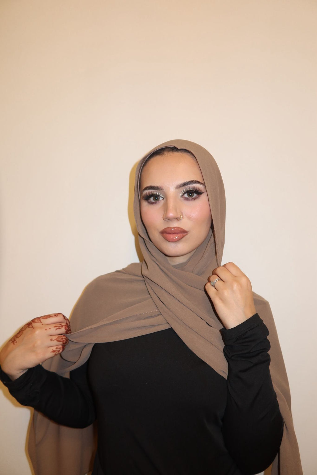 Chiffon Hijab With Magnetic Buckle