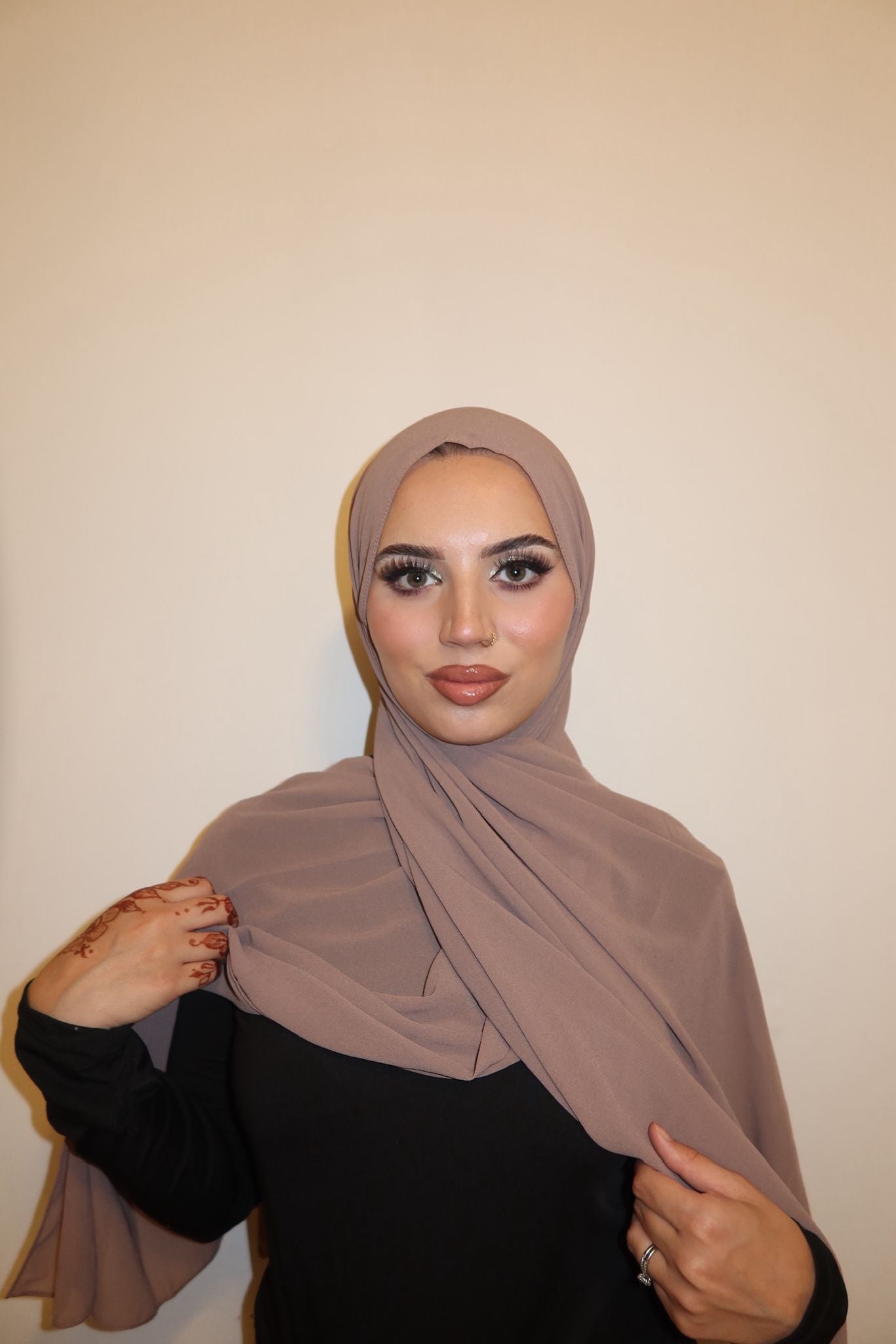 Chiffon Hijab With Magnetic Buckle