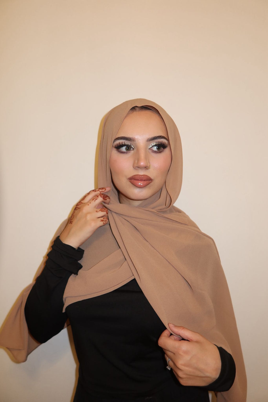 Chiffon Hijab With Magnetic Buckle