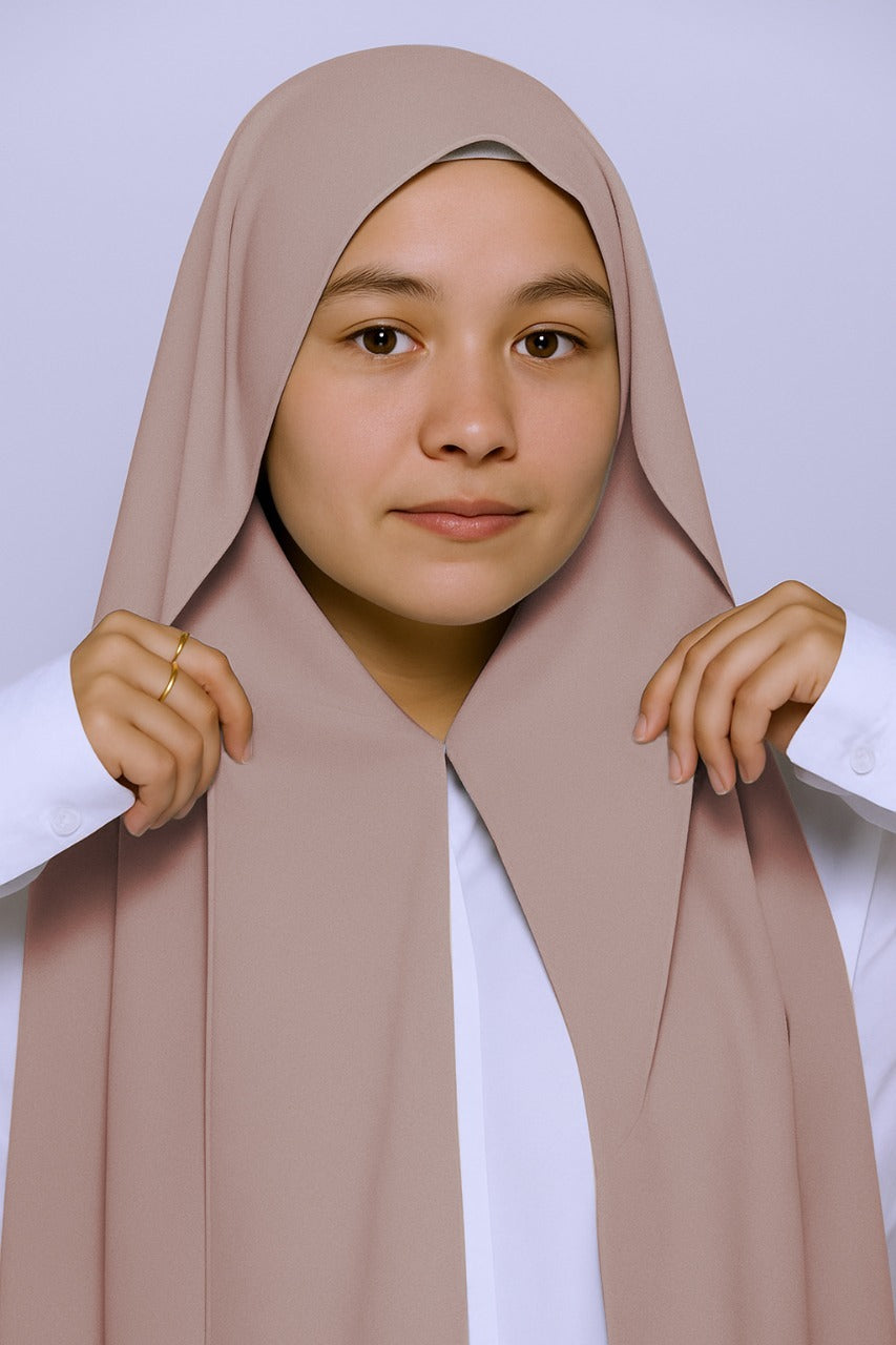 Chiffon Hijab With Magnetic Buckle